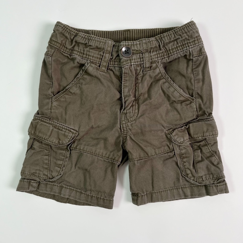 🩵4/$20 H&M Kids Olive Cargo Shorts